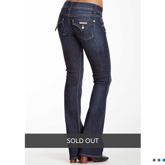 Hudson Jeans Bootcut Sz 27 Pocket Snap Back - Picture 2 of 9